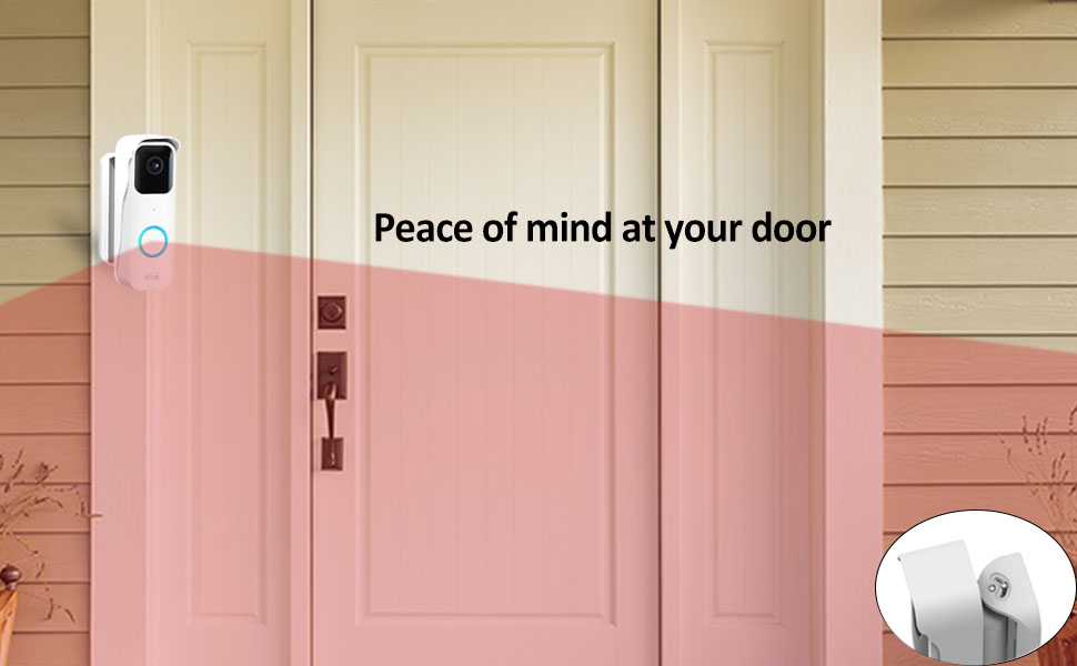 Blink Video Doorbell Mount, Adjustable Mounting Bracket for The AllNew Blink Video Doorbell