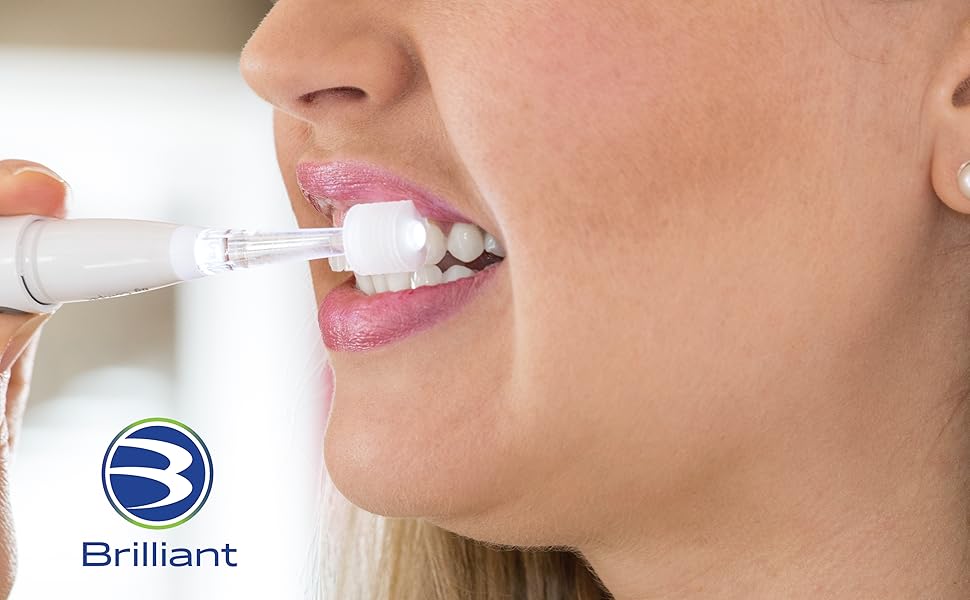 brilliant lumi travel sonic electric toothbrush led light sized 1-2 teeth round brush head