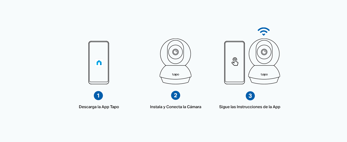 Tapo C200C - Câmara de Vigilância Wi-Fi 360°, 1080p, Visão Noturna, Detecção IA