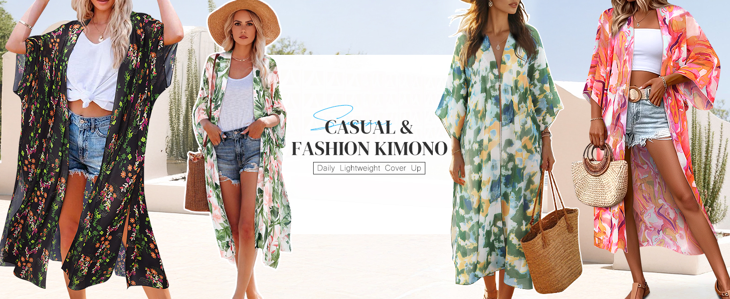 floral kimonos for women