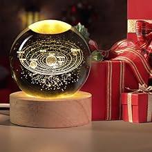 3d crystal ball night lamp