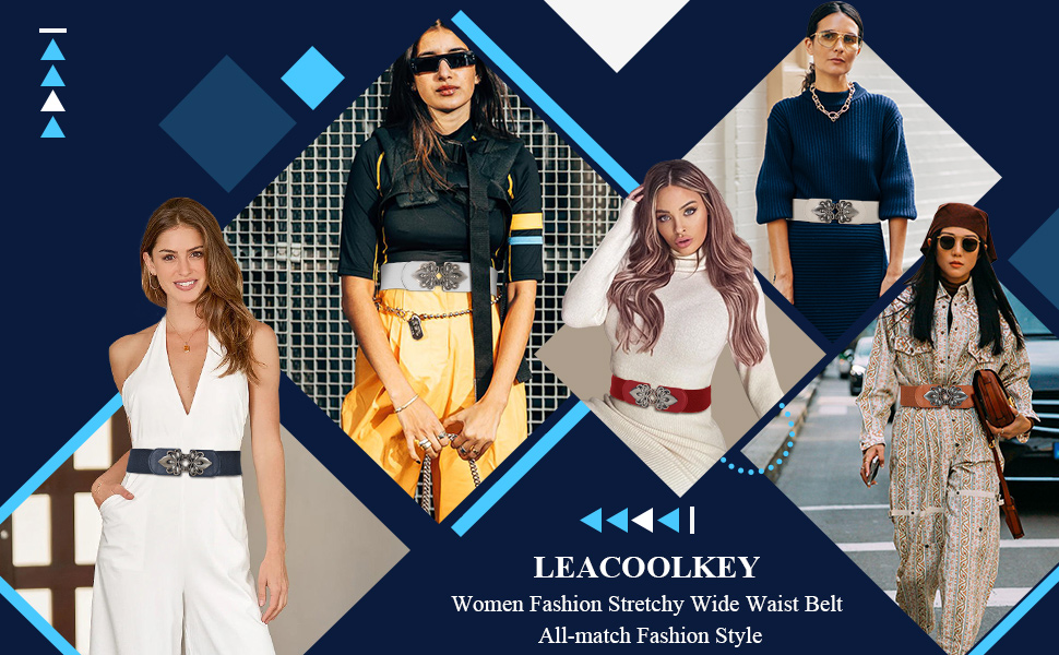 stretch elasticated waist belts