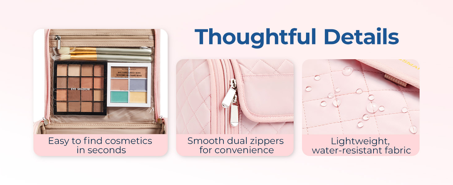 BAGSMART Cosmetic Bag
