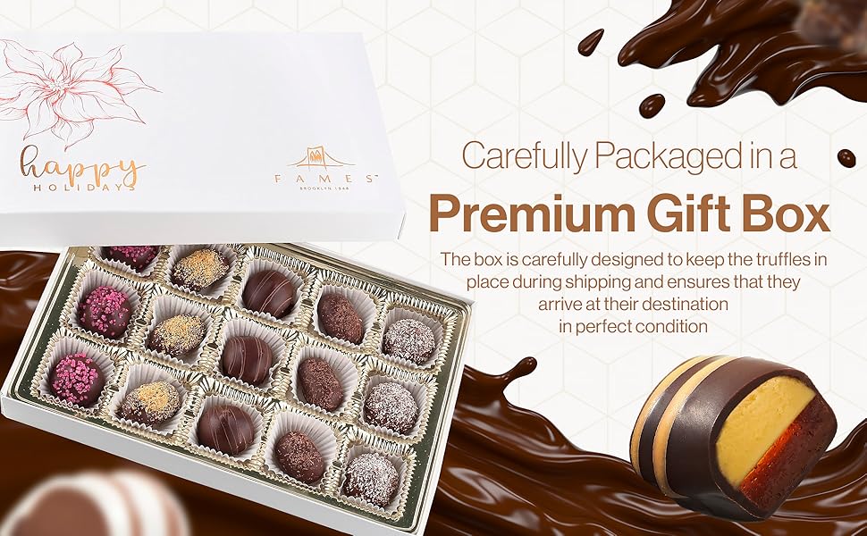 Each chocolate is hand-made with care, reflecting our commitment to quality. 