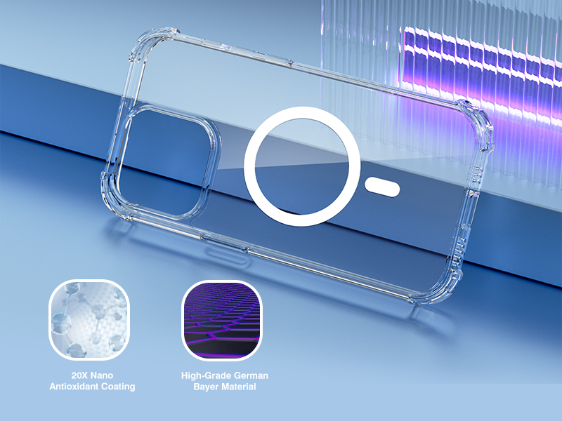 Dlinda 2in1 iPhone 13 Pro Max Case Clear with Leather Wallet