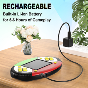 rechargebale handheld game console for kids