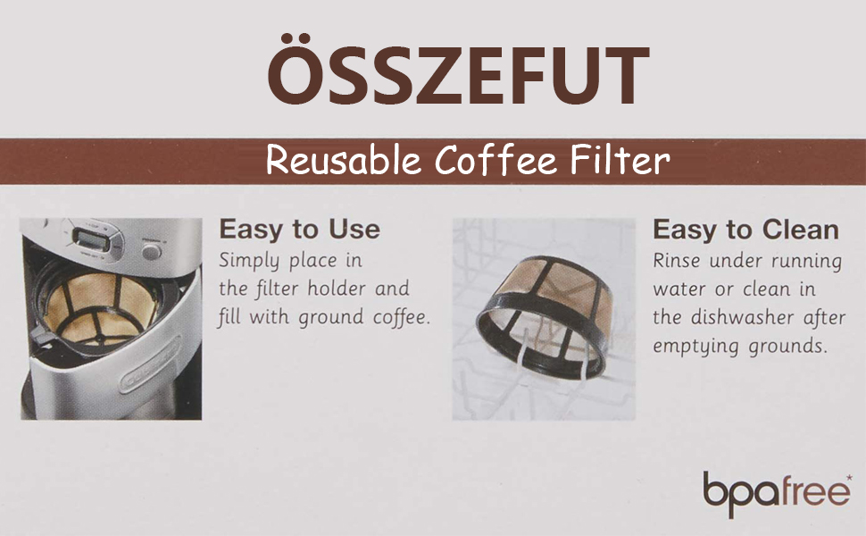 Reusable Coffee Filter, fits BUNN Coffee Maker and Brewer