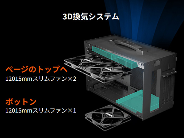 Amazon.co.jp: PCCOOLER CPS K101 Mini ITX PCケース 小型