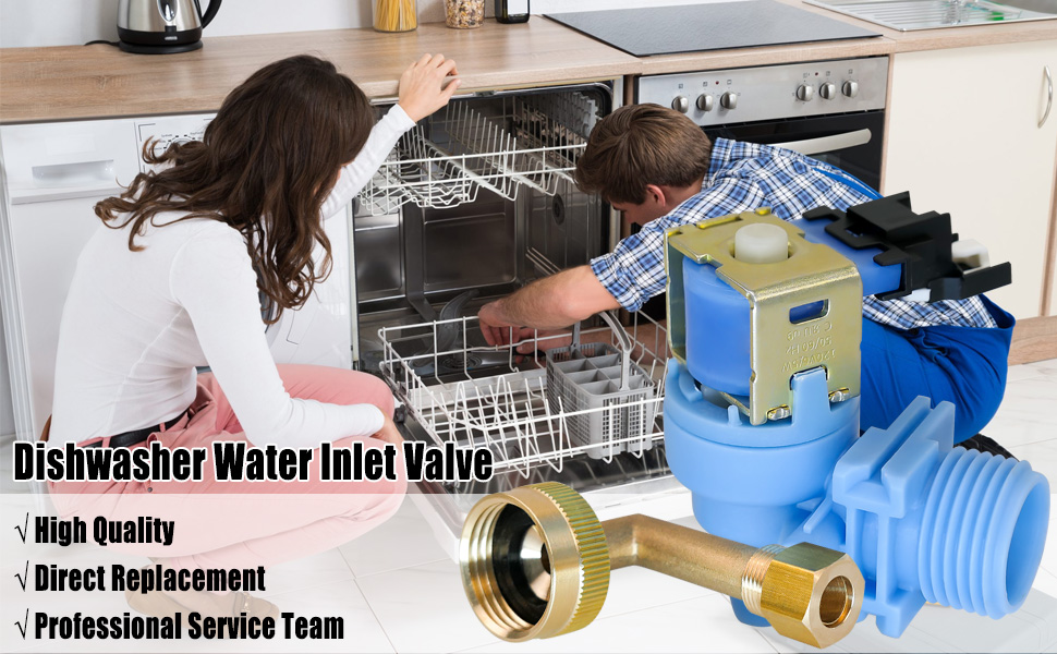 W10648041 Dishwasher Water Inlet Valve Fit for Whirlpool