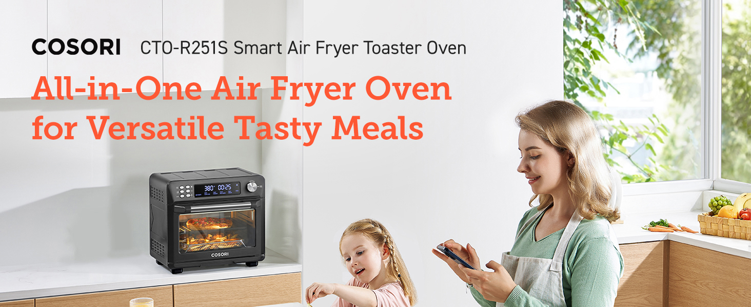 All-in-One Air Fryer Oven for Versatile Tasty Meals