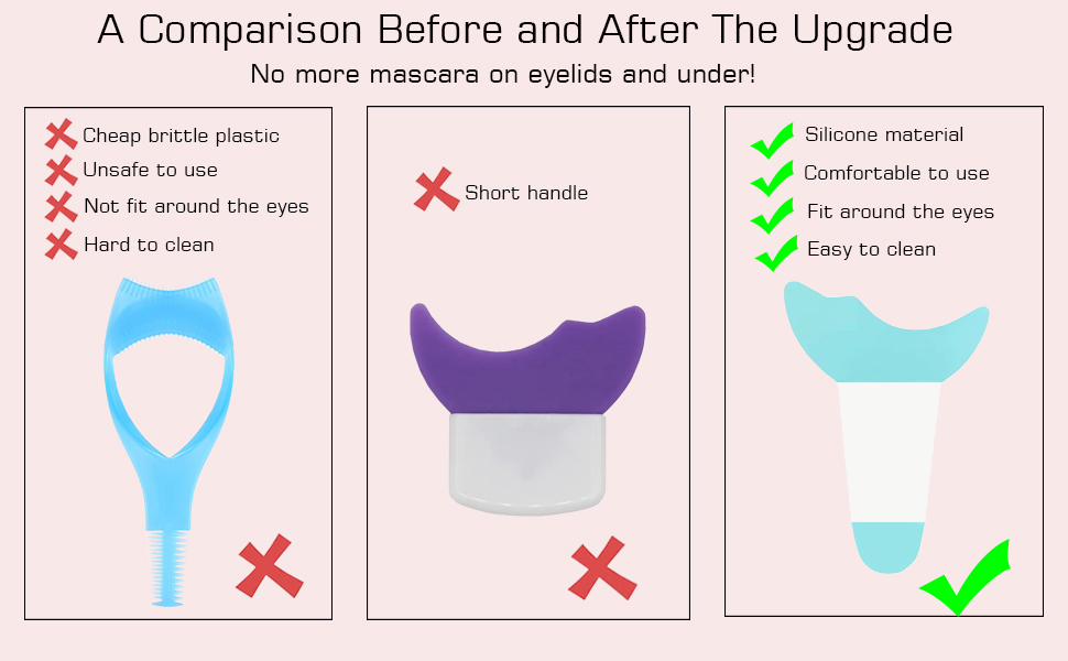 2 PCS Mascara Guard, Auzky Mascara Shield Eyelash Tool