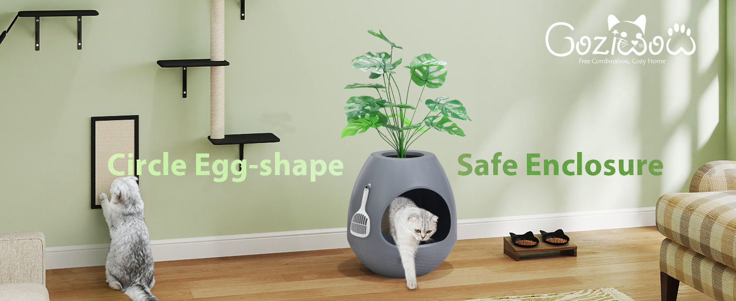 circle egg-shape safe enclosure
