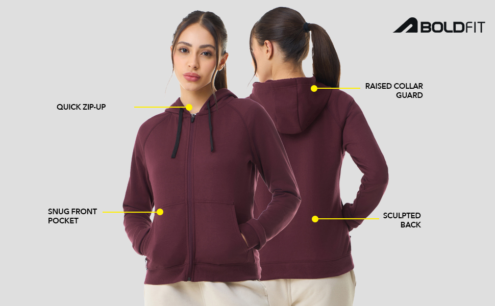 BFTBW4009SHoodieMaroon