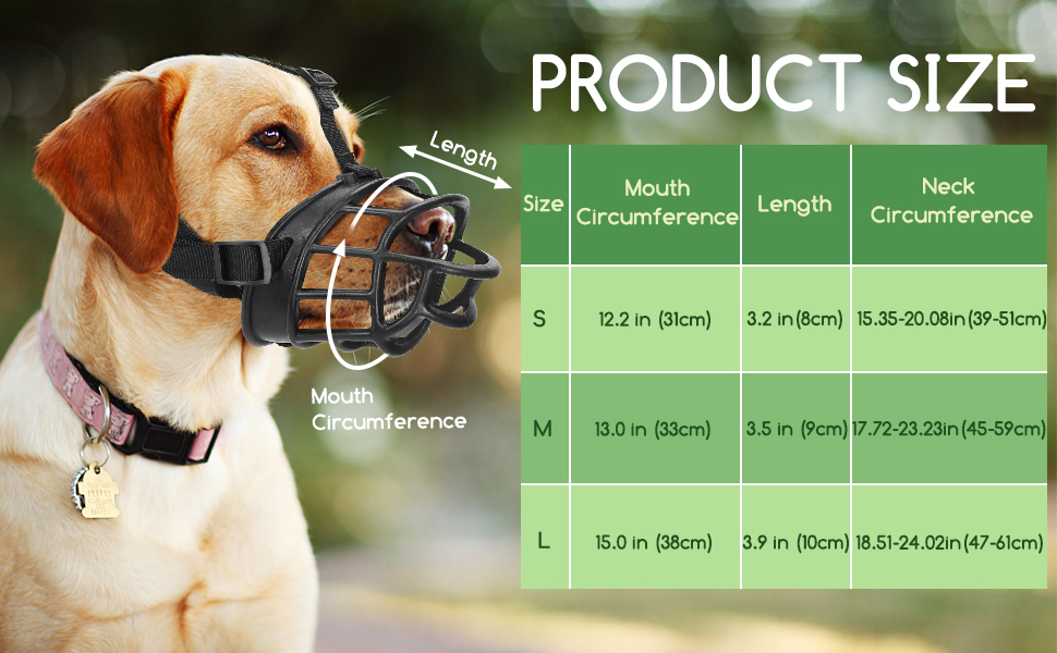 Nobleza Small Dog Muzzle Adjustable Dog Basket Muzzle Breathable Dog