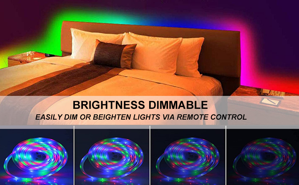 KINGCOO LED Strip Lights, Waterproof 5m 150LED Strip Lights Battery