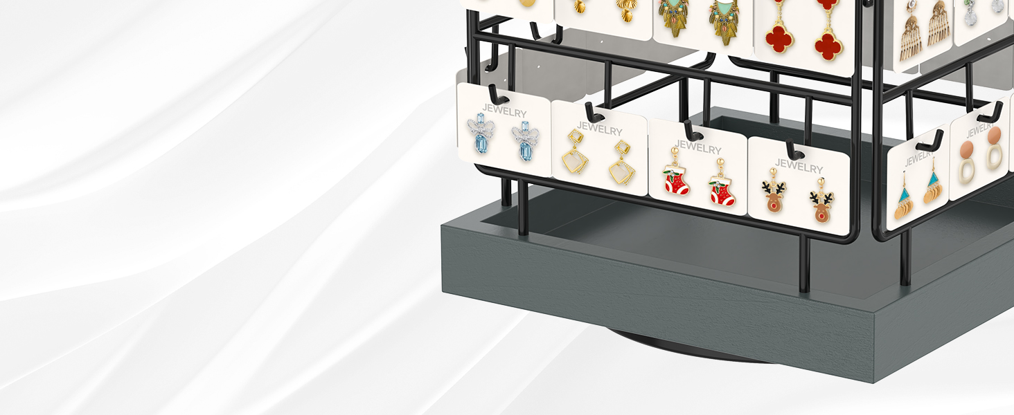 jewelry earring shelf display