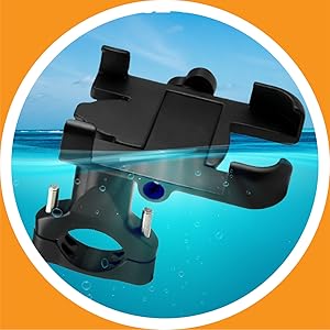 Bike Handle Mount Holder | Mobile Phone Holder Navigation 360 Degree Rotation Handlebar Cradle