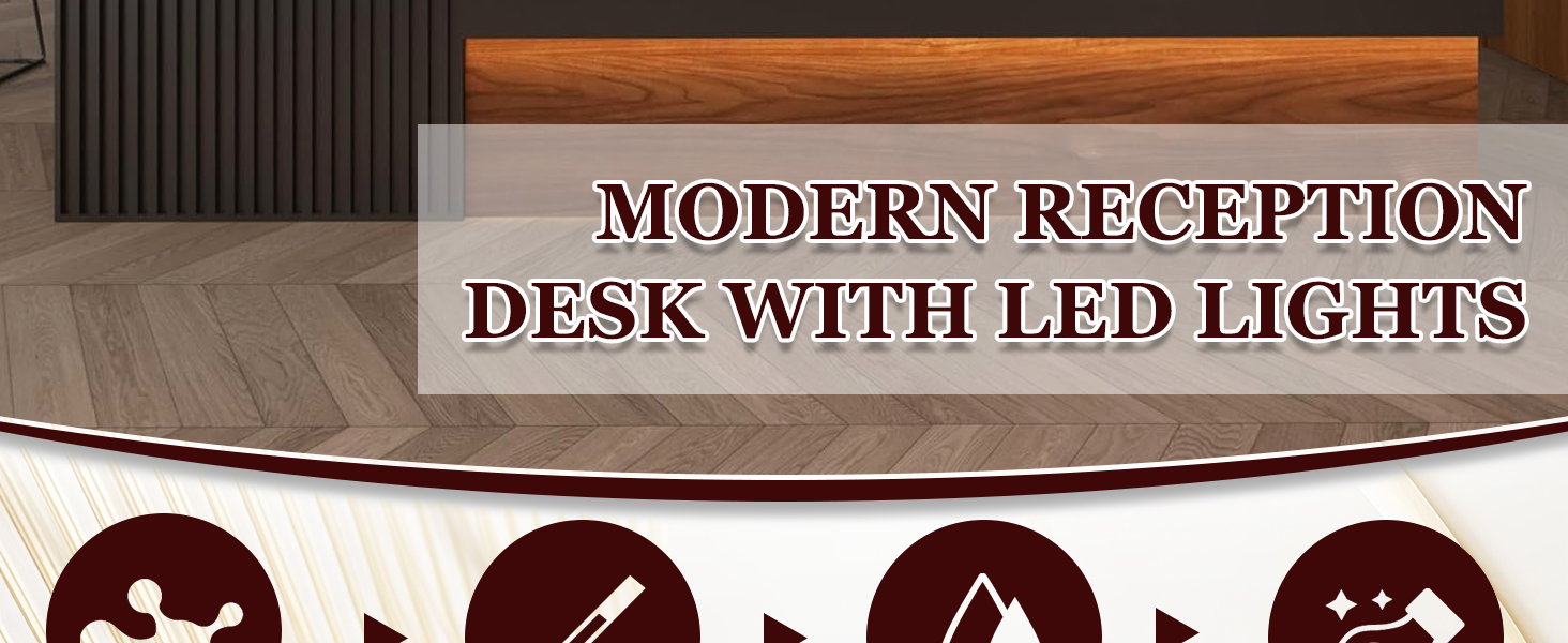 Reception Desk with Counter