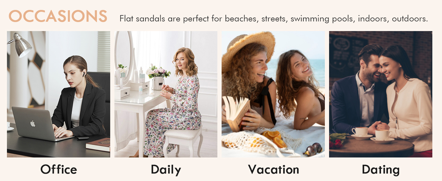 Womens Square Toe Dressy Summer Slide Sandals Flat Low Heel Metal Chain Slip On Party Slippers Shoes