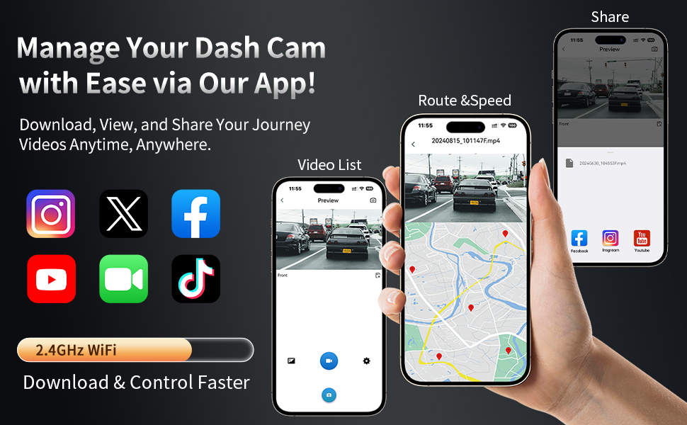 WiFi dash cam