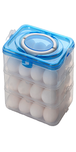 egg Storage Box stackable plastic egg containers egg box for fridge egg box 36