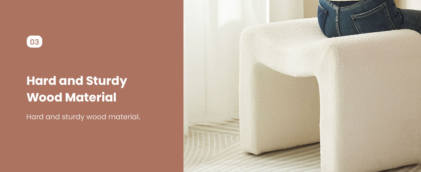 Small Footstool Ottoman Vanity Stool Chair Seating Backless