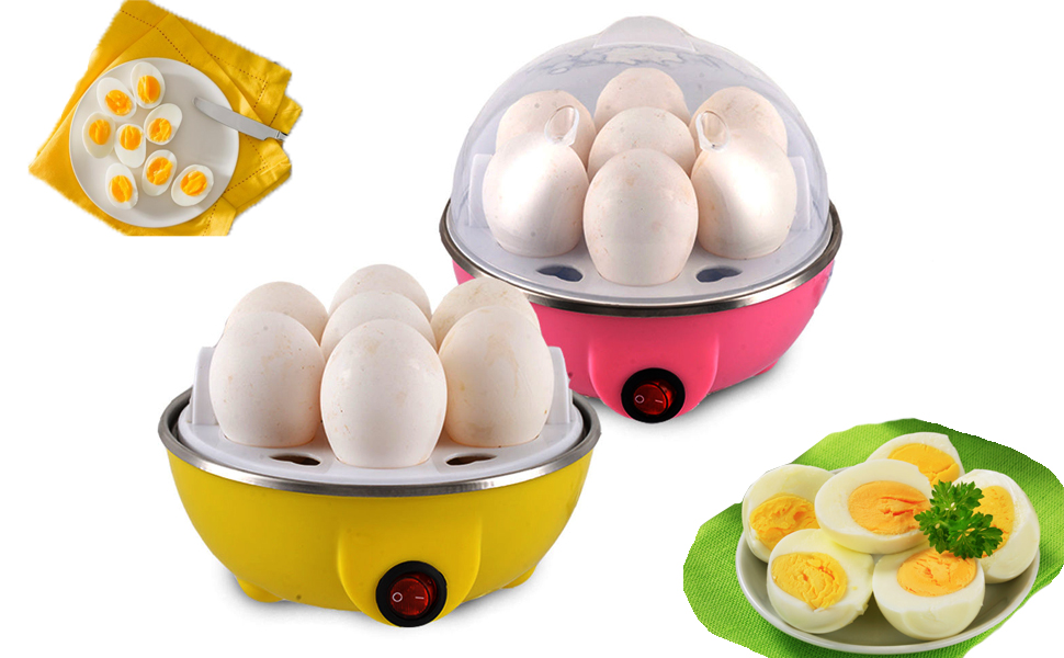 Buy ZENUSS® Egg Boiler Machine Electric Egg Poacher Boils Upto 7 Eggs