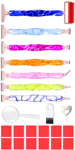 diamond painting art drill dot pen with metal stainless steel tips placers