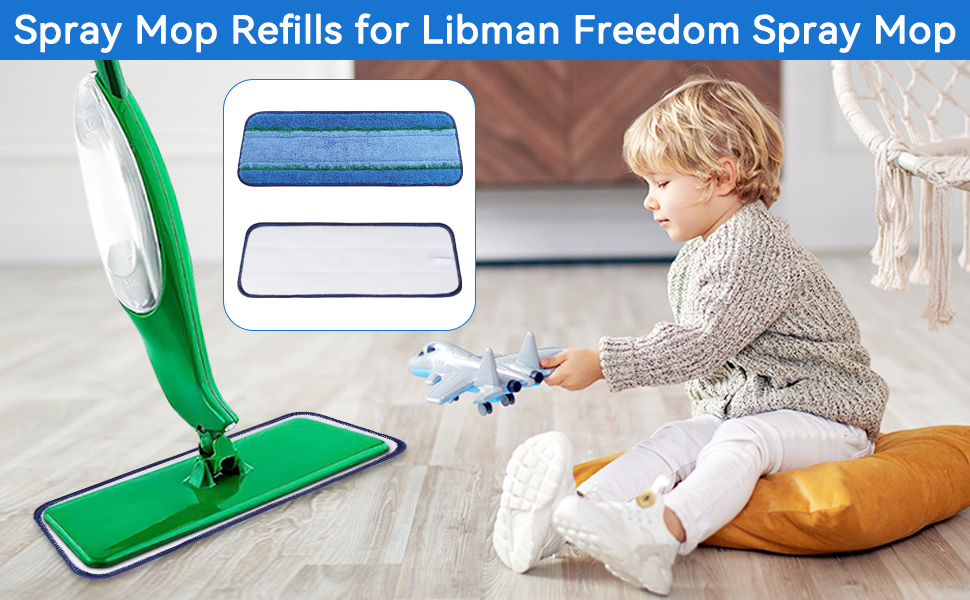Spray Mop Refills Compatible for Libman Freedom Spray Mop