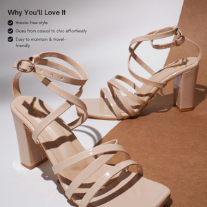 Block heel, heel sandals, everyday sandals