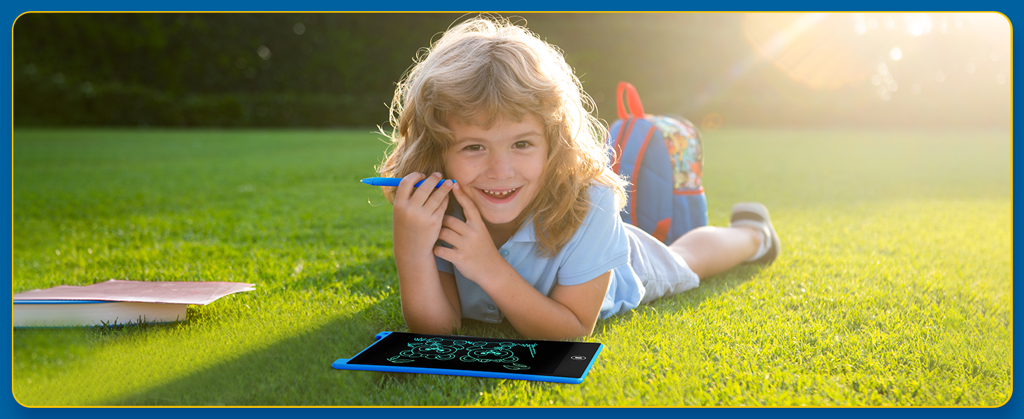 TEKFUN 2 Pack LCD Writing Tablet 10inch Erasable Colorful Drawing