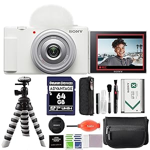 SONY ZV-1 「ホワイト」付属品セット Amazon.com : Sony ZV-1F Vlogging Camera (White) with