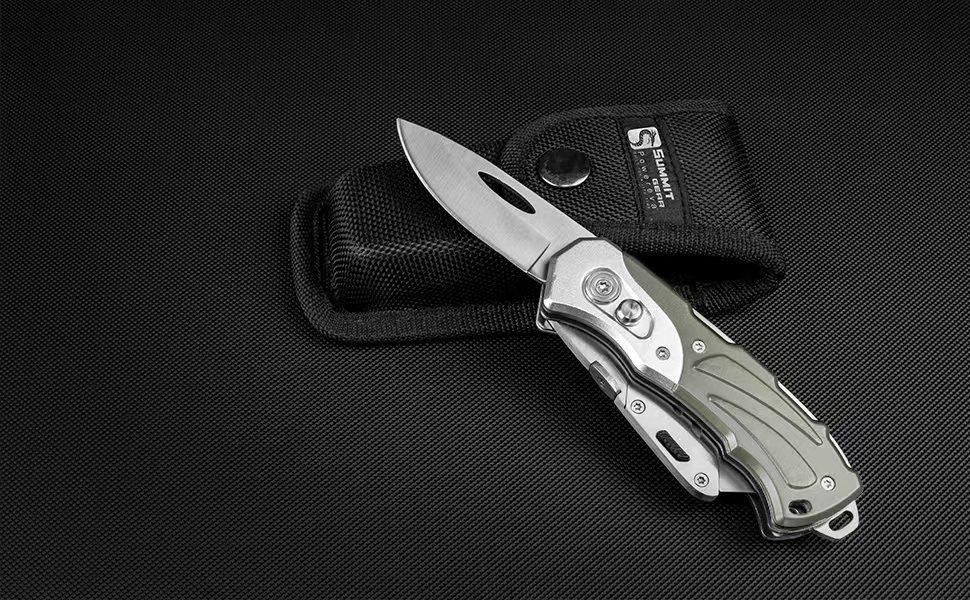 Heavy Duty Folding Utility Knife/Box Cutter/Work Knife Dual Blades Safe