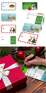 Christmas gift tag