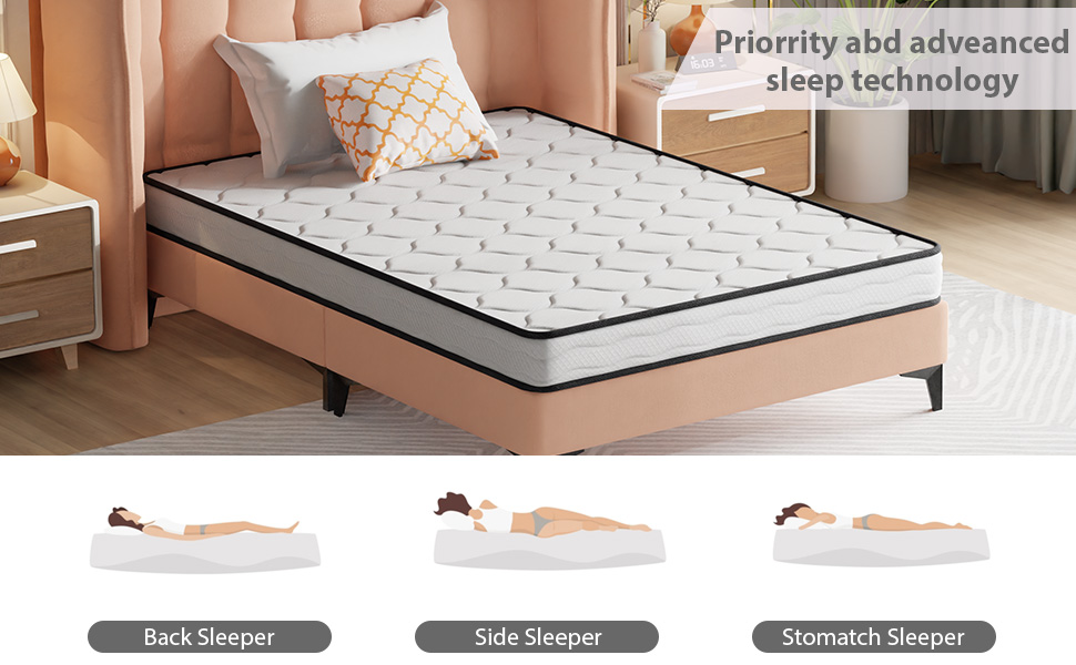 Provide extra support and more pressure release points to enjoy a good sleep experience