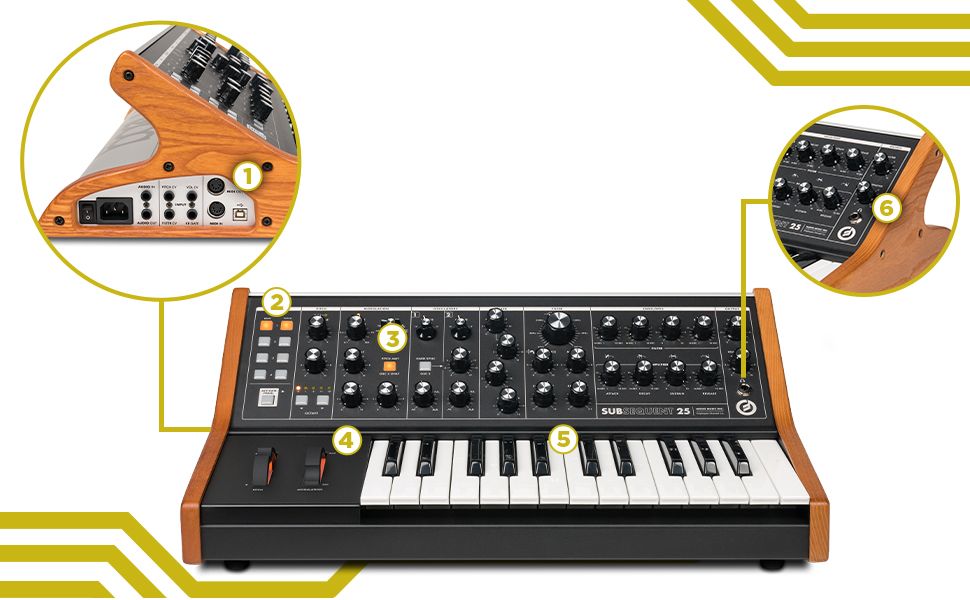 DTM・DAW Moog Subsequent 25 MOOG Subsequent 25 Paraphonic Analog Synthesizer and MIDI