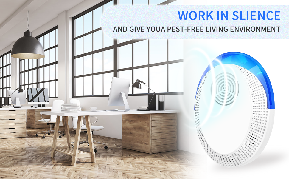 4 Pack Electronic mosquito Repellent Plug in, Indoor mute ultrasonic