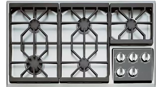 Amazon.com: atgestore 813396 Stove Knobs Stainless Steel
