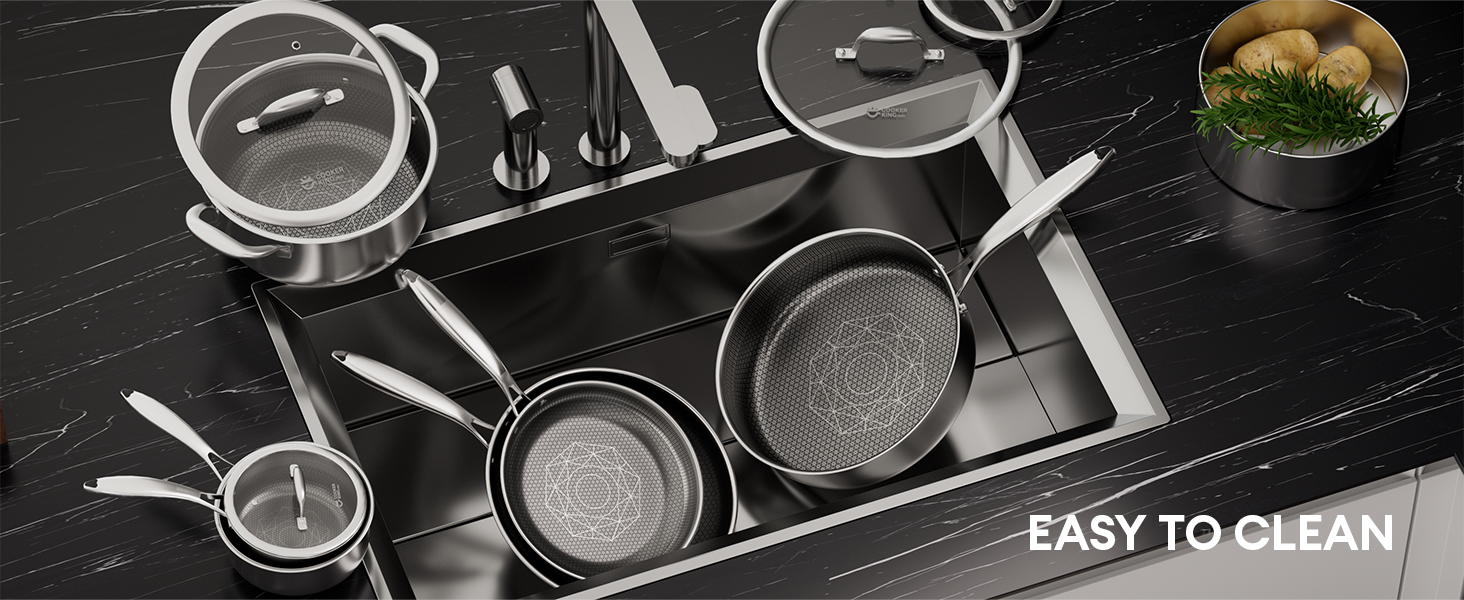 pots and pans set non stick