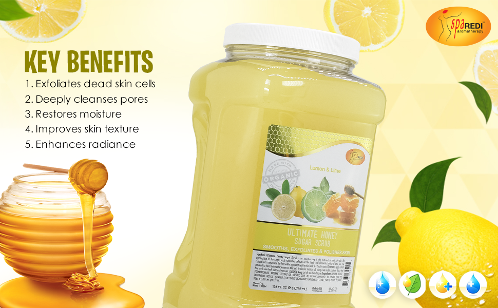 Honey, Lemon and Lime,128 Oz