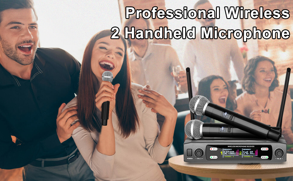 Depusheng ワイヤレスマイクシステム Amazon.com: Depusheng Wireless Microphone System, VHF Fixed