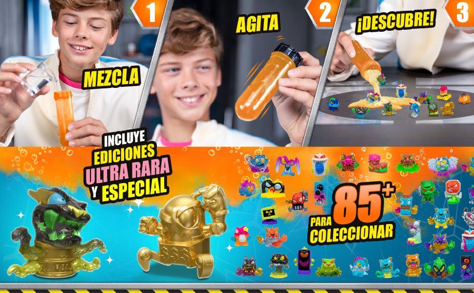 ミスタービースト Mega Lab Pack Mr. Beast Mega Lab Swarms 12-Pack Figurki Figurka Zestaw
