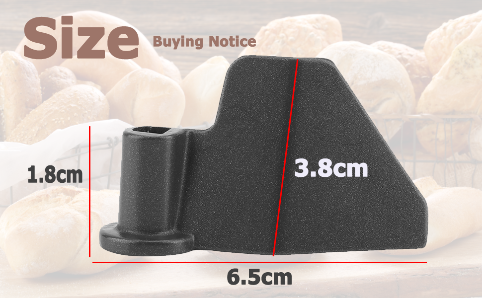 Breadmaker Paddle,Stainless Steel Bread Maker Blade Non