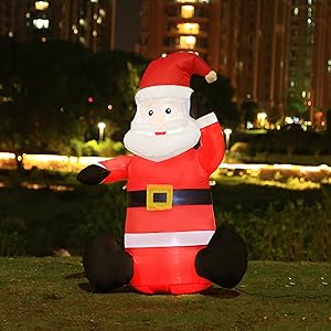 BUILT-IN BRIGHT LED LIGHTS INFLATABLE CHRISTMAS DECORATION