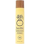 Sun Bum Original SPF 45 Sunscreen Face Mist | Broad Spectrum Moisturizing Facial Sunblock Spray w...