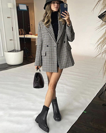 womens black chelsea ankle boots for women chunky platform lug sole boots for women black booties