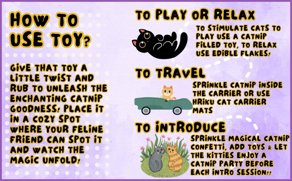 How to use Toys
