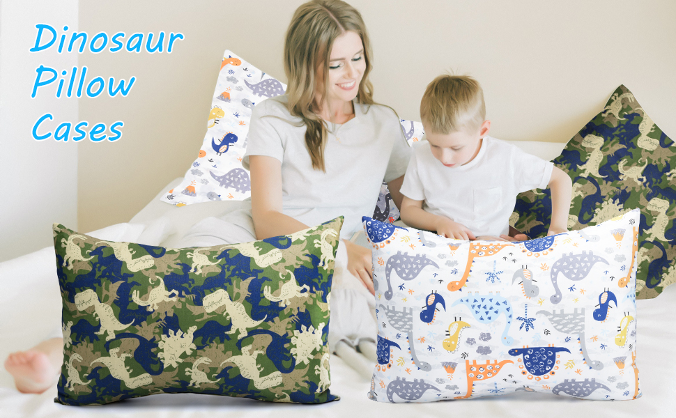 FANKUTOYS 2 Pcs Kids Toddler Pillowcase,Pillow Case, Organic Cotton