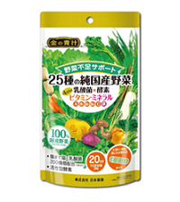 Amazon | NIHON YAKKEN 金の青汁(R) 25種の純国産野菜 乳酸菌