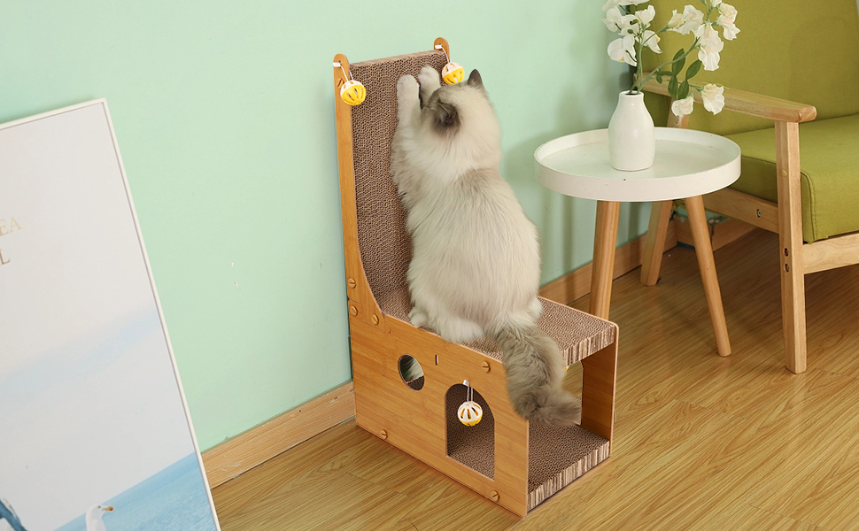 cat scratching post
